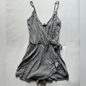 grey soft romper/coverup